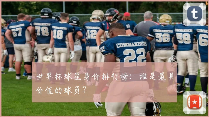 世界杯球星身价排行榜:谁是最具价值的球员?